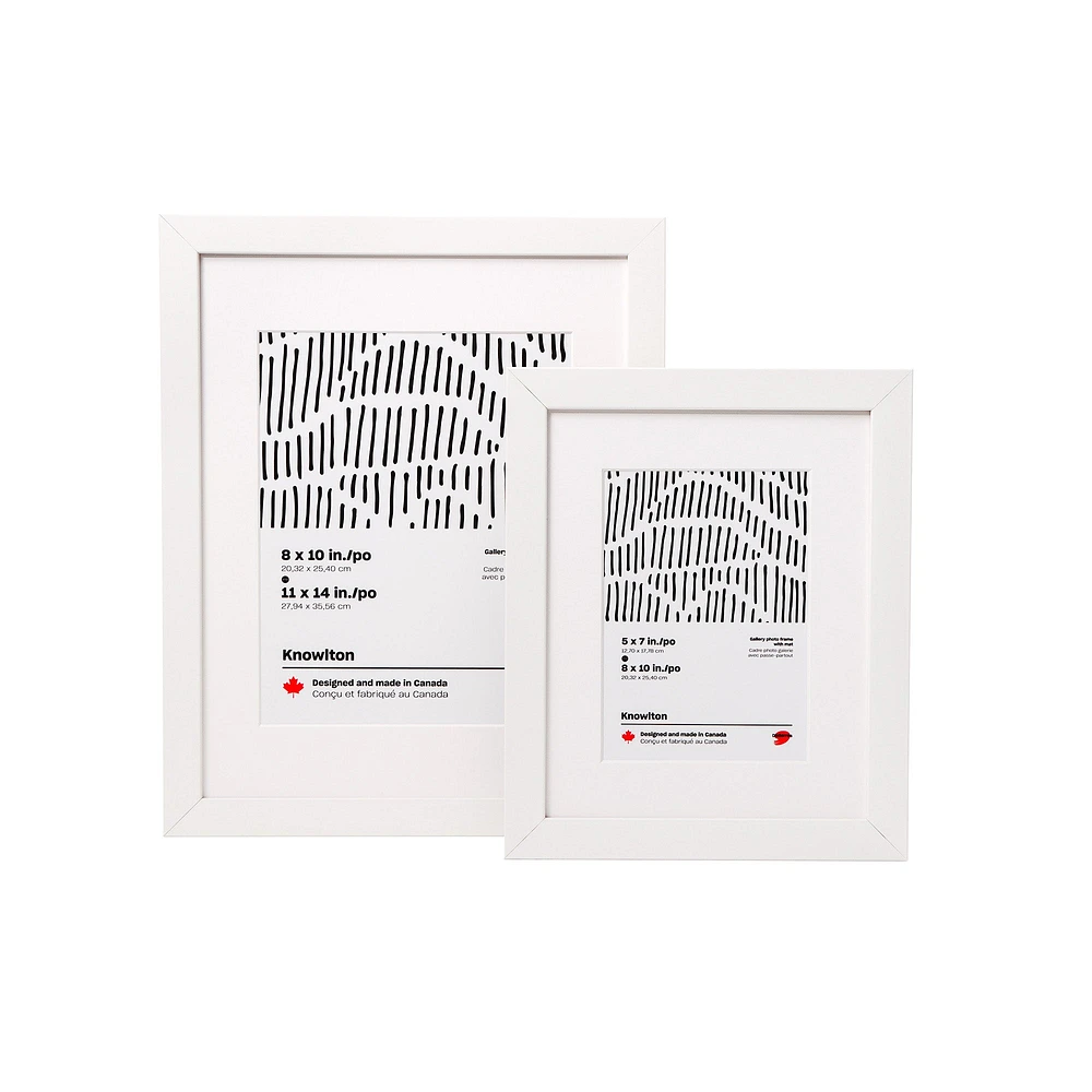 Recyclo™ Knowlton Gallery Photo Frame - White