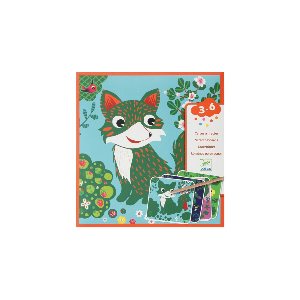 Cartes à gratter – petites bêtes