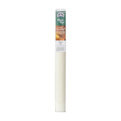 Toile à broder Aïda – 14 points, blanc antique