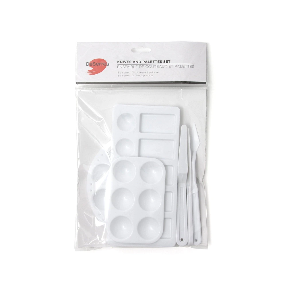Palettes & Painting Knives Set