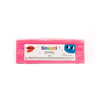 Sculpti Kids' Modelling Clay - Neon Colours, 500 g