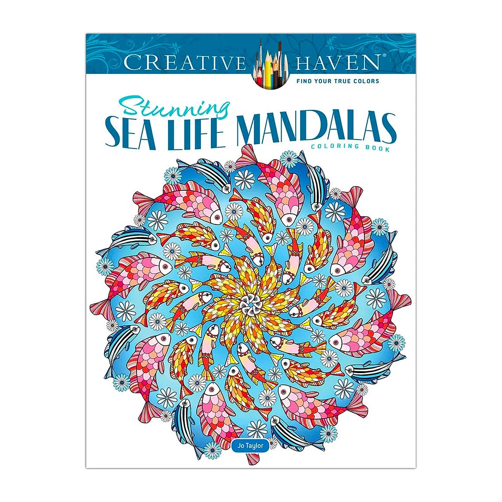 Stunning Sea Life Mandalas Colouring Book - éd. anglaise