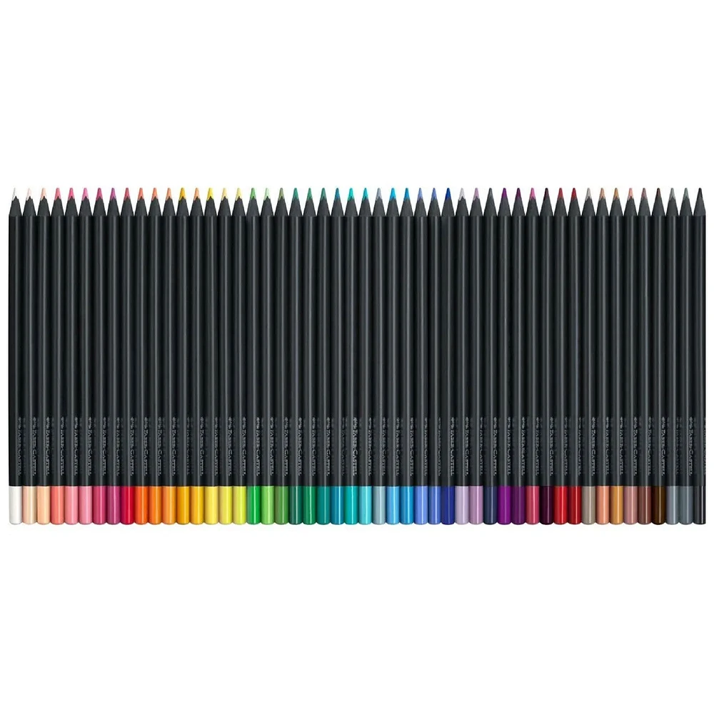 50-Pack Black Edition Coloured Pencils