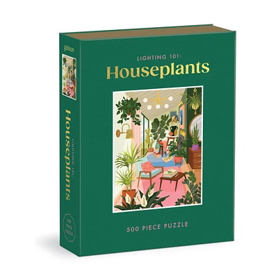 500-Piece Book Puzzle - "Houseplants"