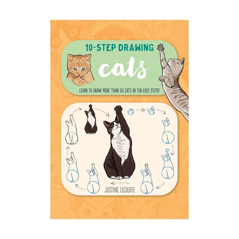 Ten-step drawing cats - éd. Anglaise