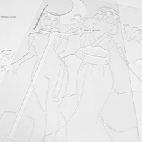 Trace Manga Stencil - Himeko