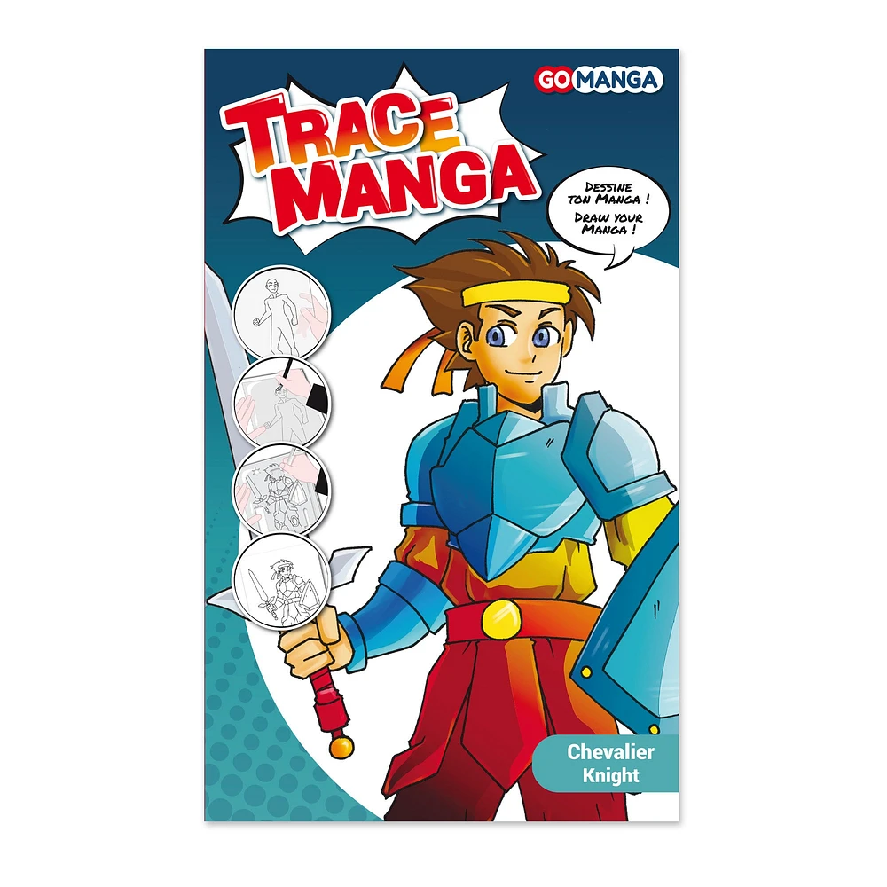 Gabarit Trace Manga - chevalier