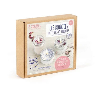 DIY Flower Candle Kit