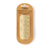 Fil de jute ciré - 60 m