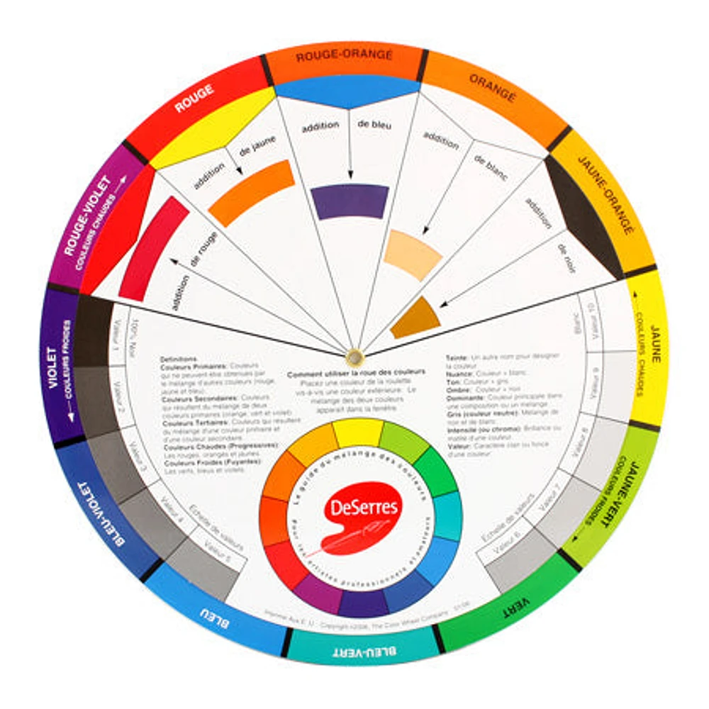 Colour Wheel, 9.25" (French)