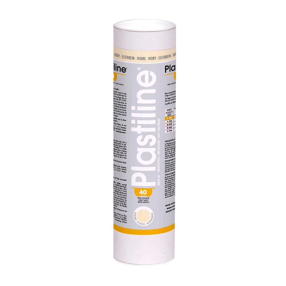Plastiline dureté 40 - ivoire, 1 kg
