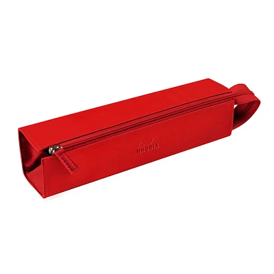 Trousse plumier à glissière - coquelicot