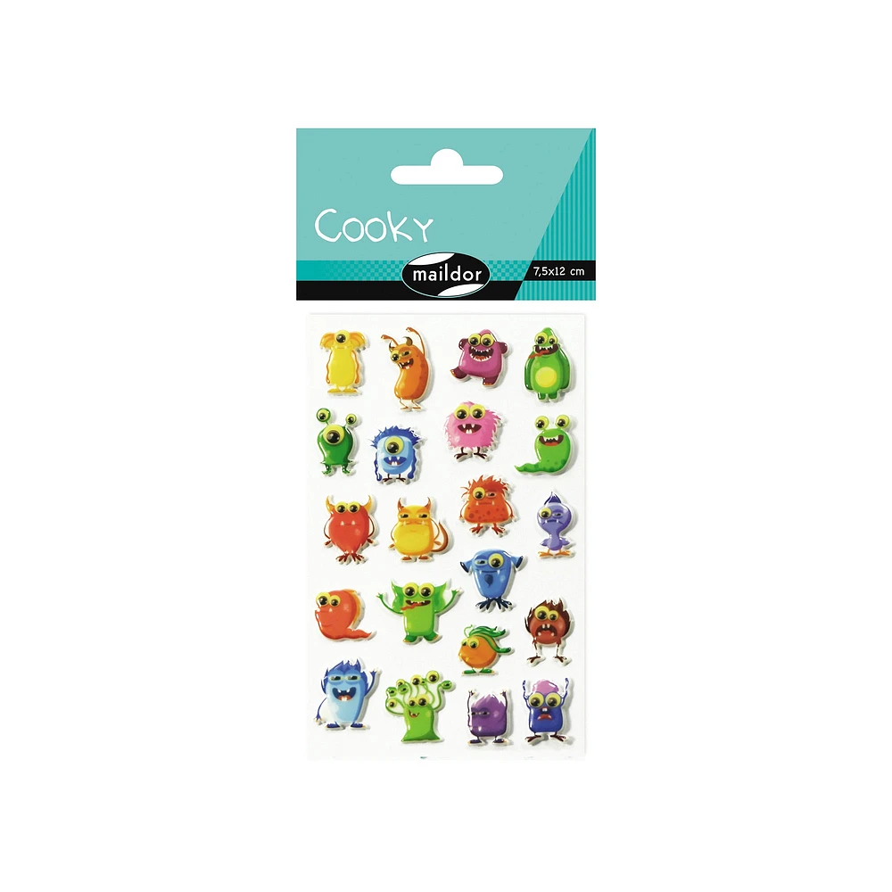 Autocollants Cooky - monstres