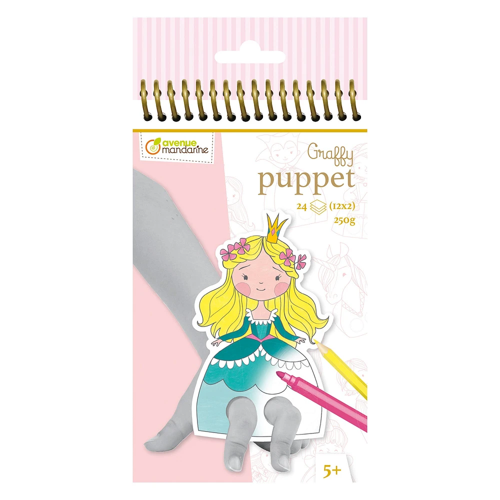 Marionnettes à doigts Graffy - princes et princesses