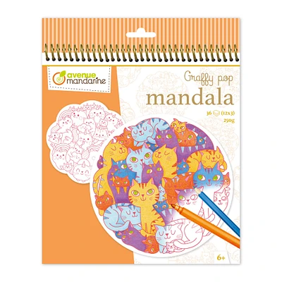 Graffy Pop Mandala: Jumble Cats
