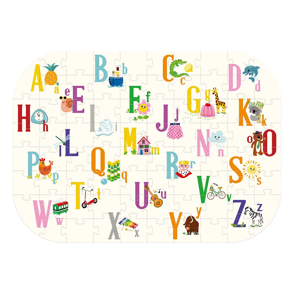 76-Piece Educational Puzzle - Alphabet