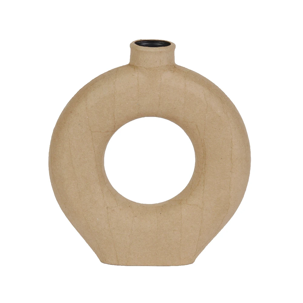 Papier-Mâché Ring Vase