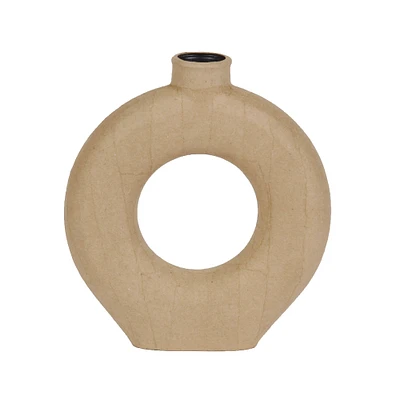 Papier-Mâché Ring Vase