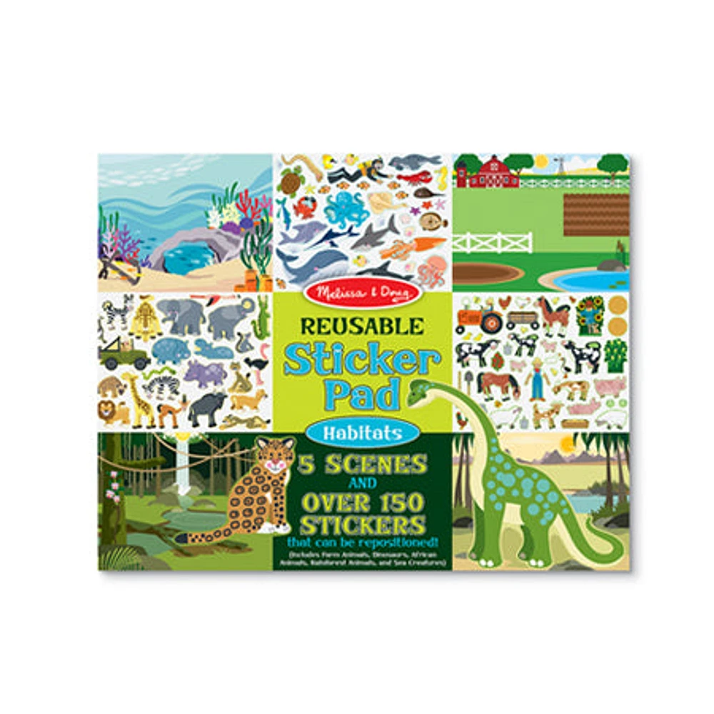 Habitats Reusable Sticker Book