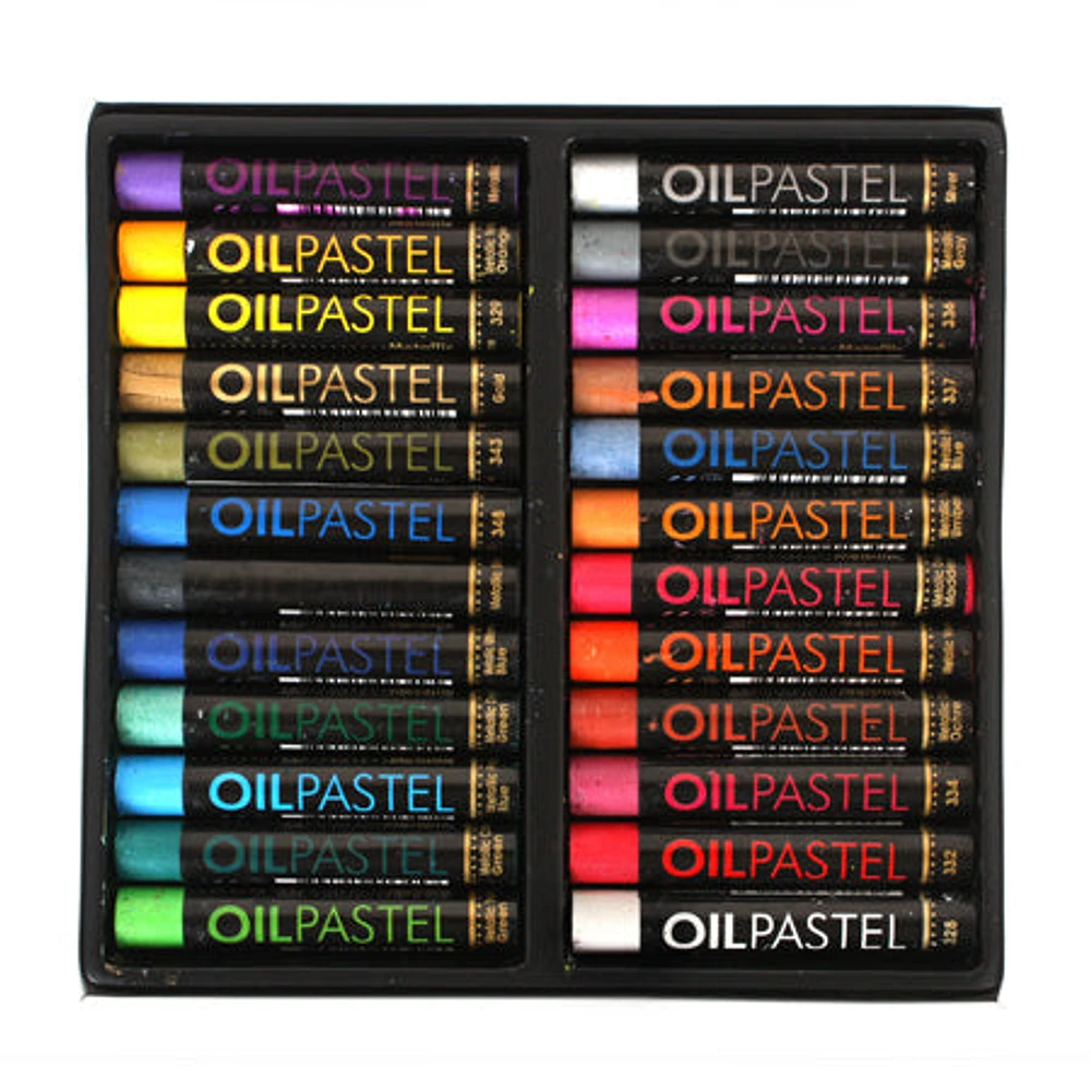 Mungyo 12 Oil Pastel Metallic Colours