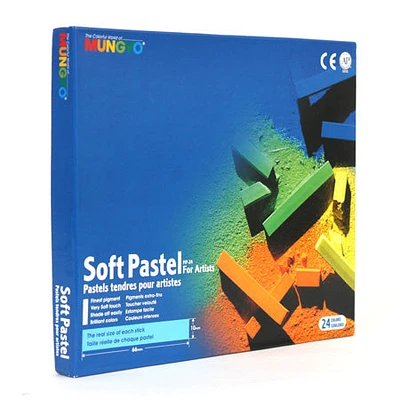 Mungyo Dry Pastel Square 24 Colors