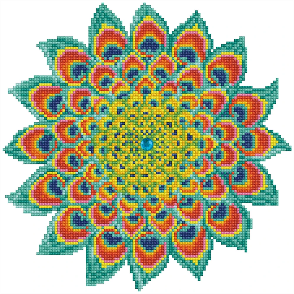 Diamond Dotz Kit - Peacock Mandala