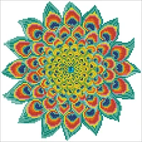 Diamond Dotz Kit - Peacock Mandala