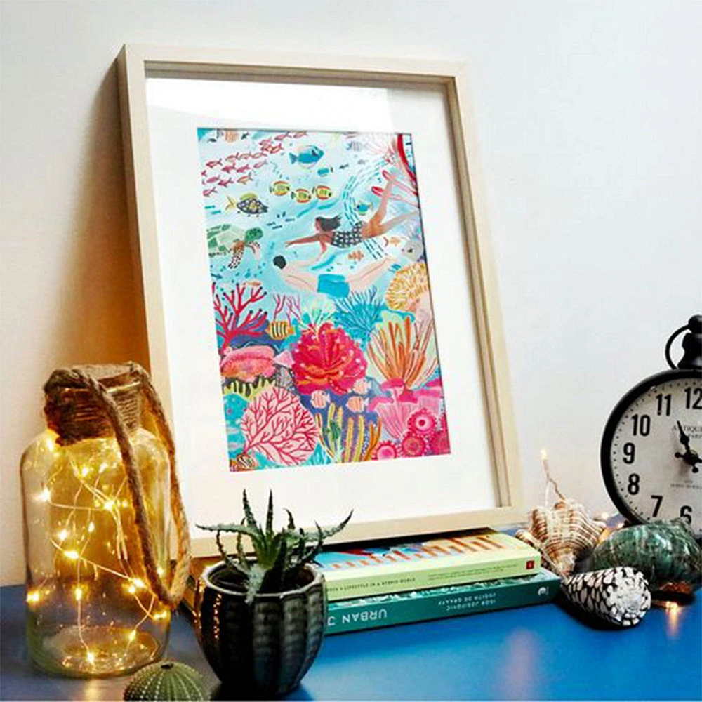 Petit Pinceau Paint by Numbers Kit - "Coral Reef"