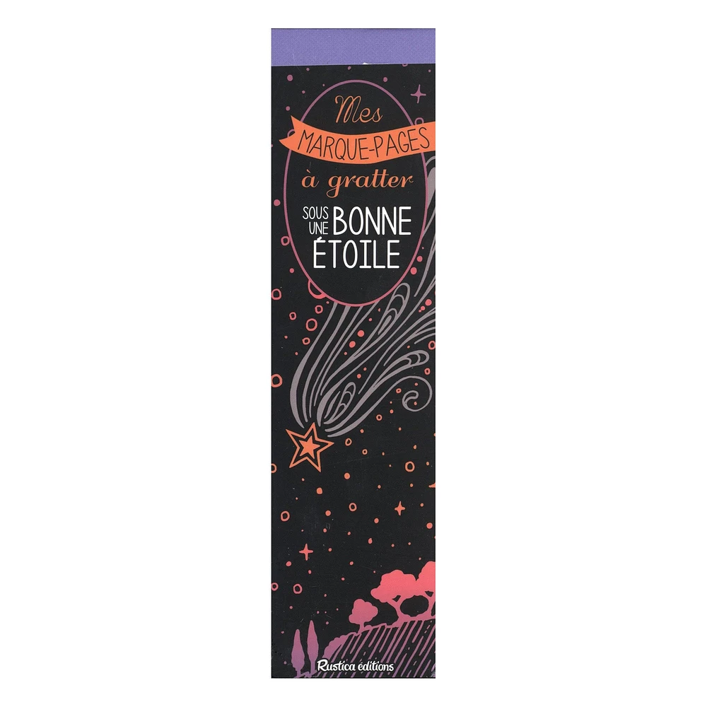 Mes marque-pages à gratter : Sous une bonne étoile