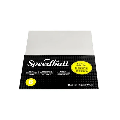 Pack of 6 Ink Jet Transparency Sheets