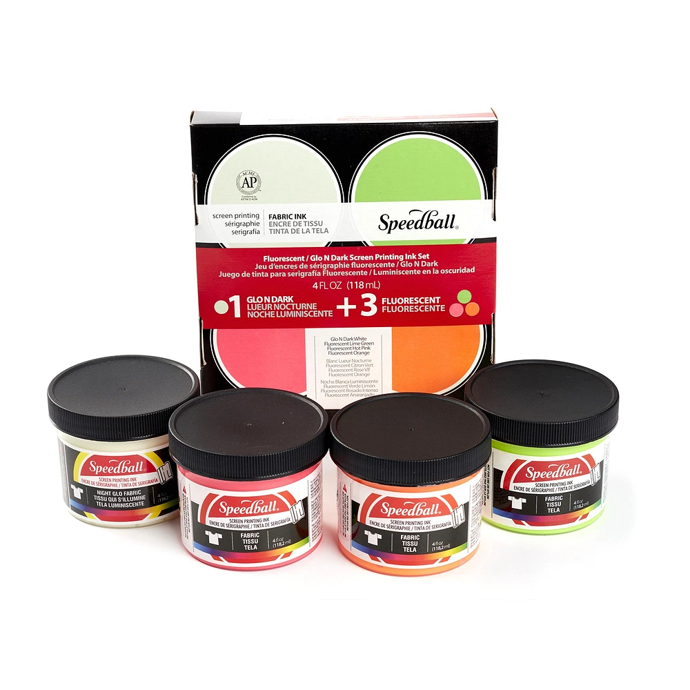 Glo N Dark Fabric Ink Set