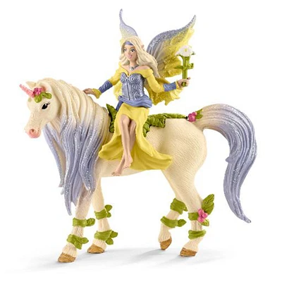 Figurine de jeu Bayala - Sera avec la licorne fleurie
