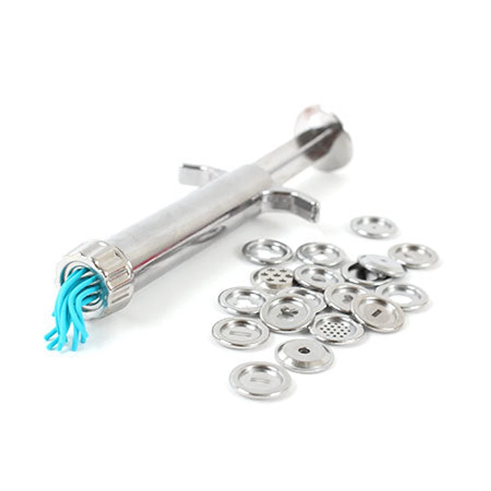 Clay gun with 19 disks