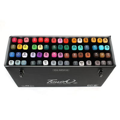 60-Piece Touch Twin Marker Complimentary Set