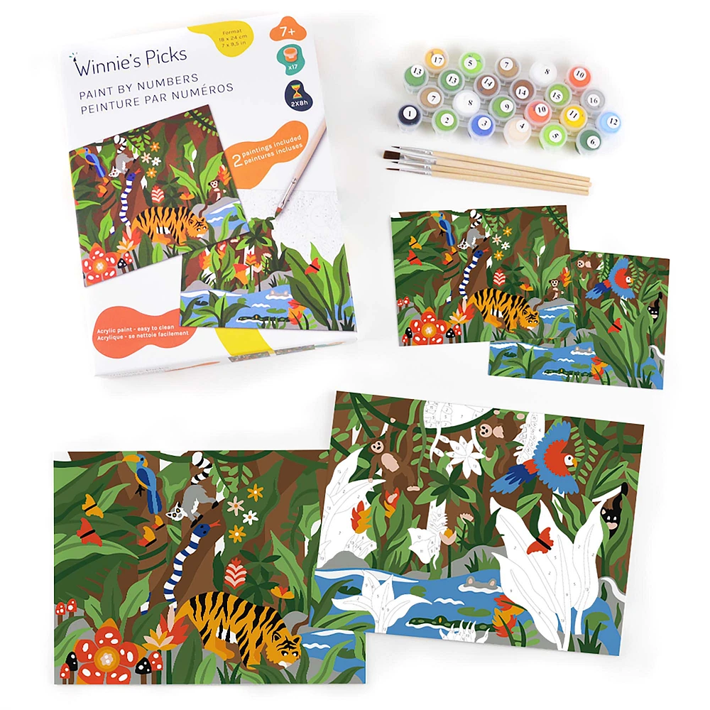Kit peinture par numéro pour enfant