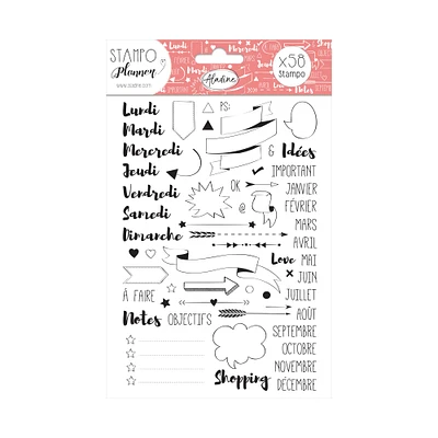 Stampo Stamps - 58, Bullet Journal Planner