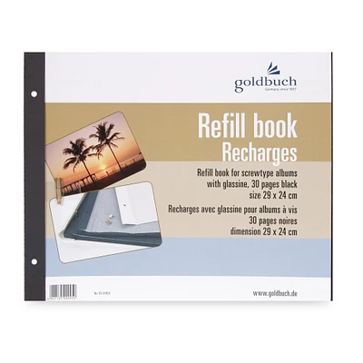 Photo Album Black Paper Refills
