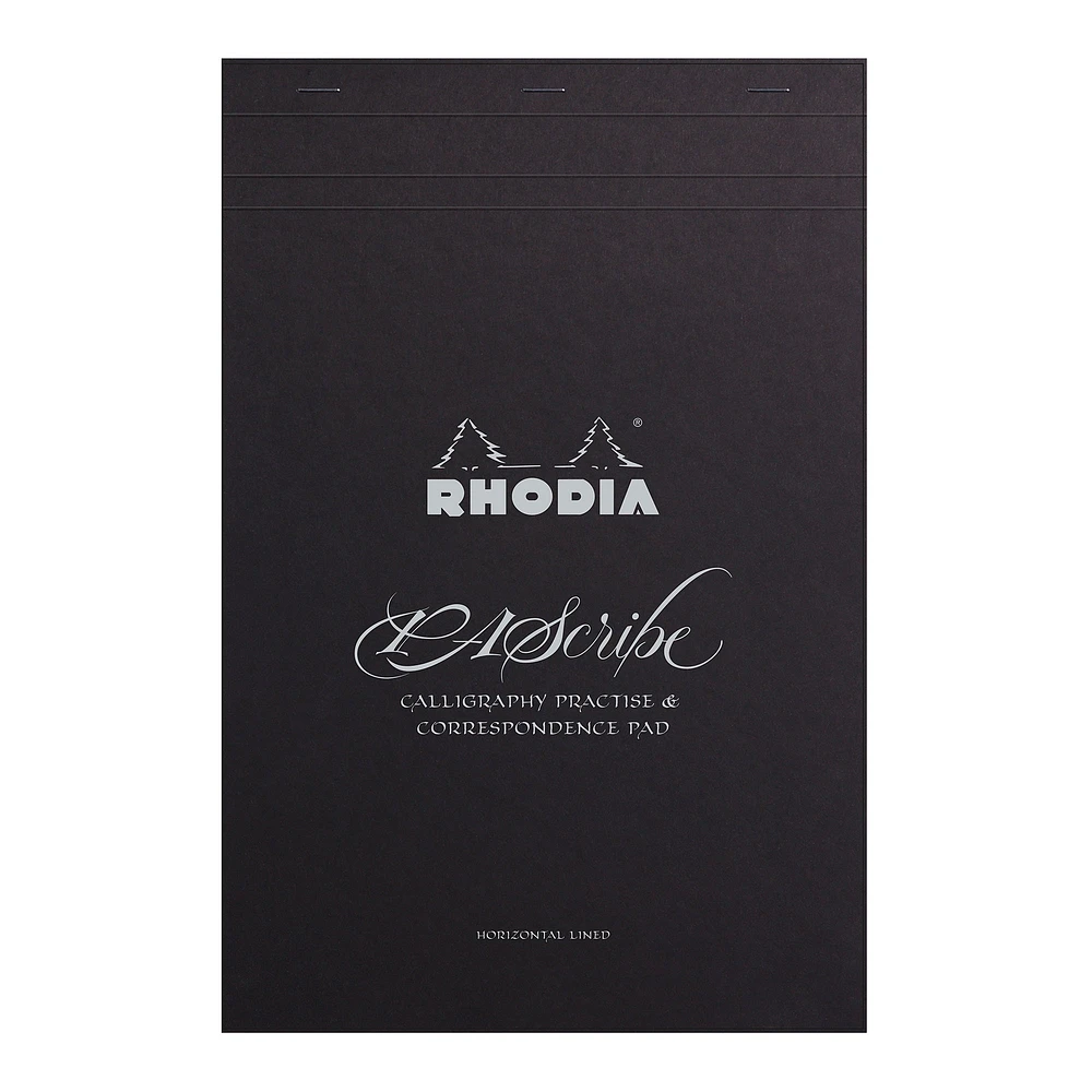 Rhodia Pascribe Calligraphy A4 Black Carb'On Book