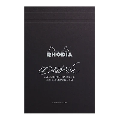 Rhodia Pascribe Calligraphy A4 Black Carb'On Book