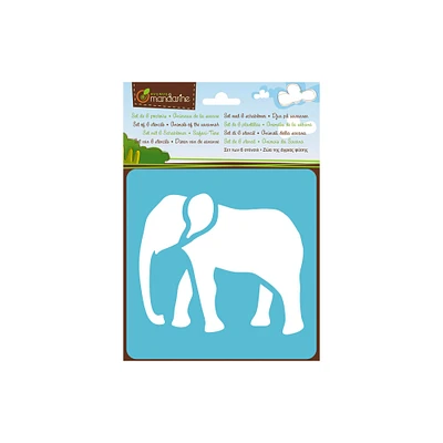 Pack of 6 Stencils – Savannah Animals