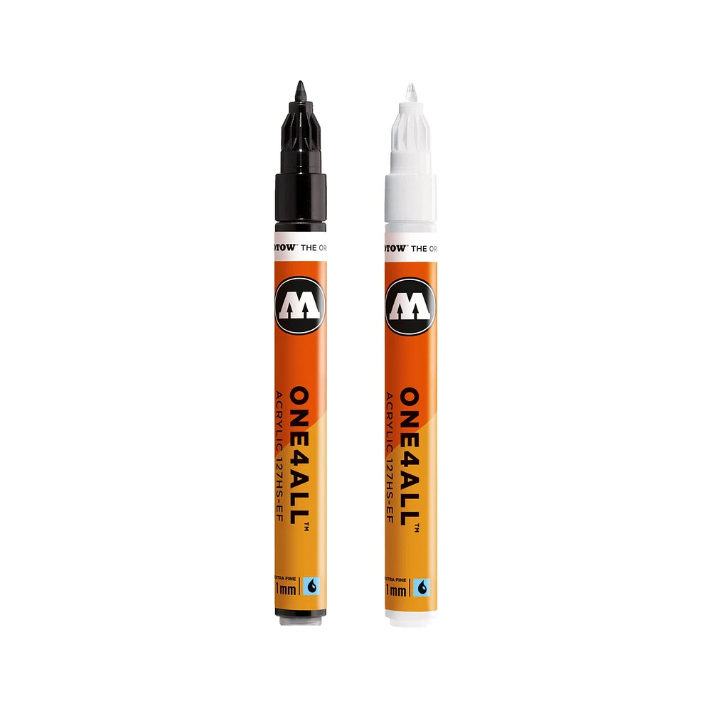 Marqueur One4All : 1 mm - Noir Signal