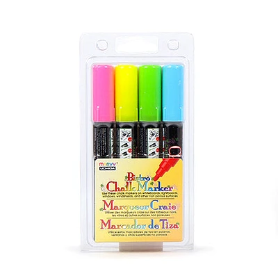 Set of 4 Chalk Markers – Fluo H