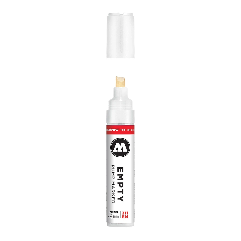 Marqueur vide Molotow - 4 à 8 mm