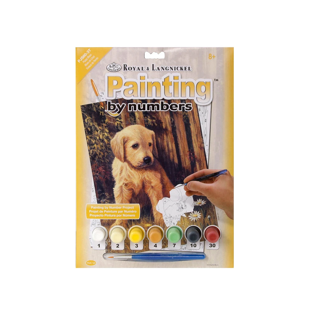 Peinture à numéros — Chiots