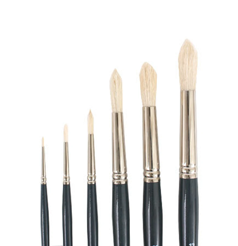 Snap! Painbrush – Round, Hog Hair
