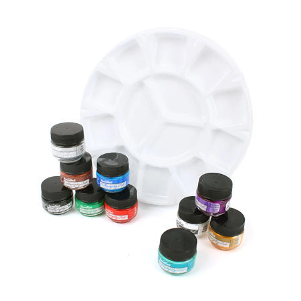 Speedball ensemble palette encres pigmentées