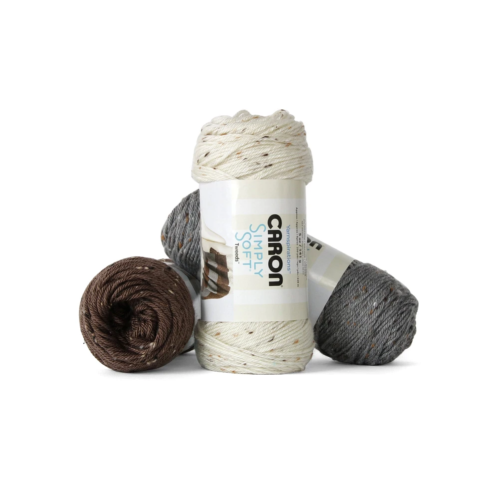 Fil à tricoter Caron – Simply Soft Tweeds