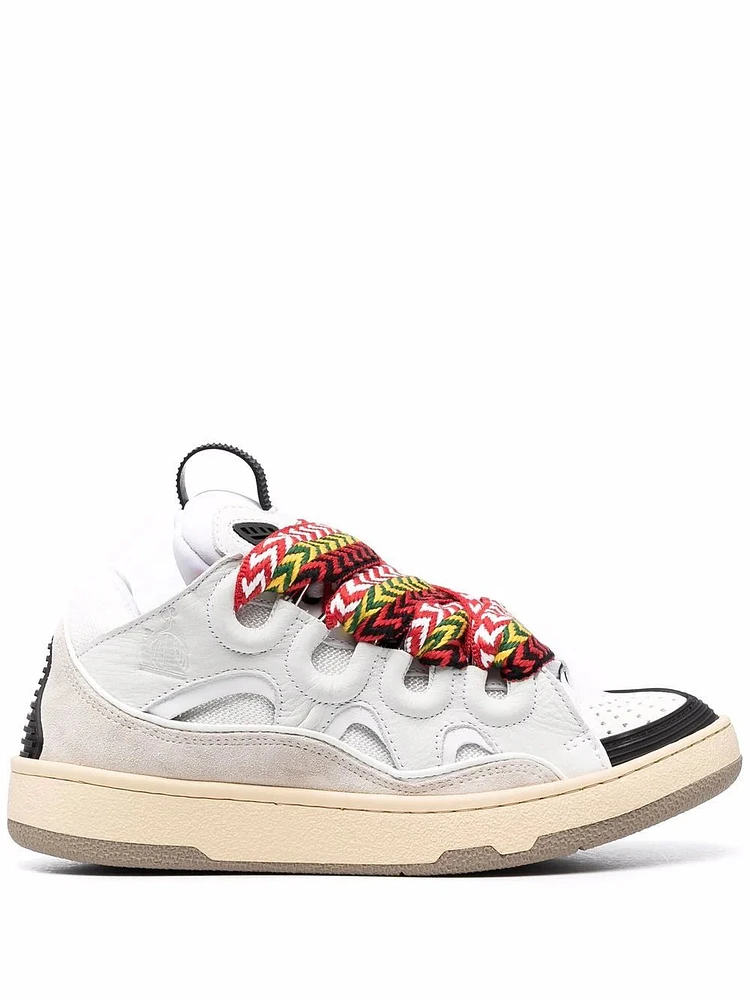 LANVIN - Curb Sneakers in Light Grey
