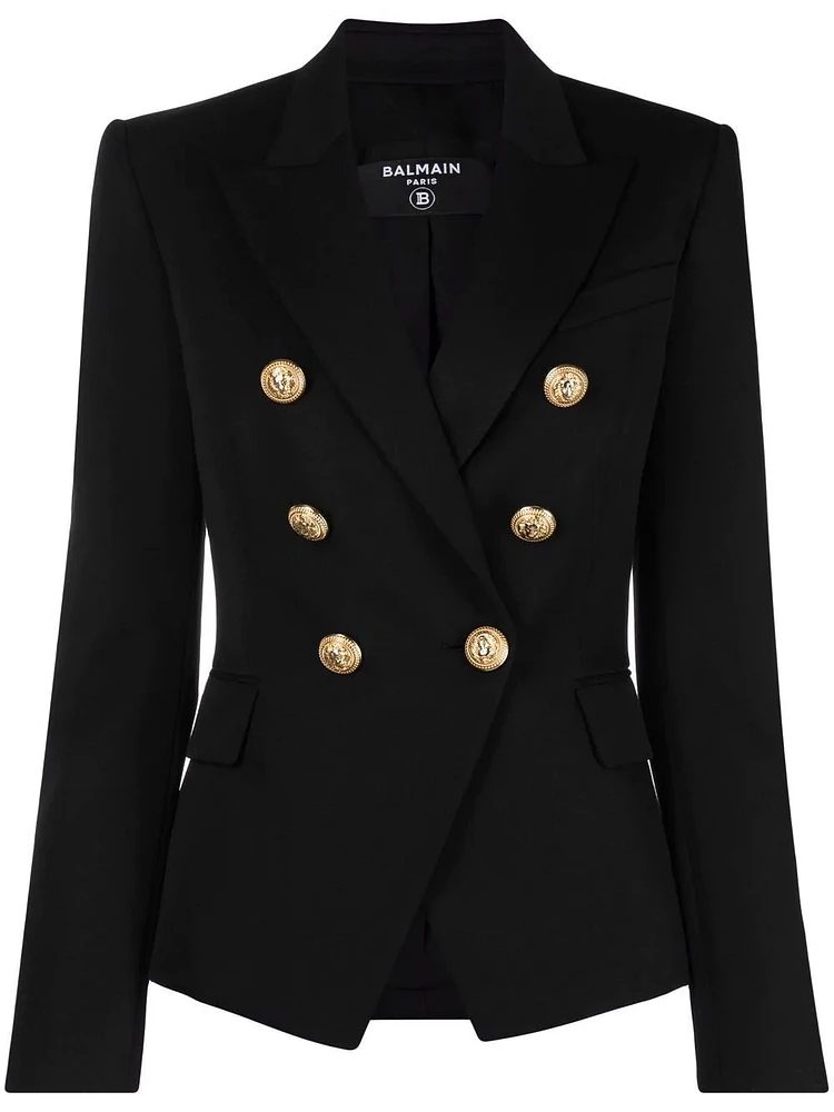 BALMAIN - Double Breasted Blazer in Black