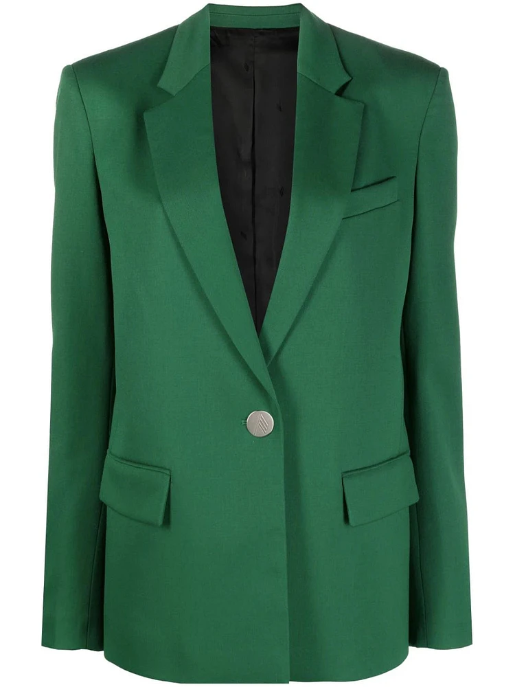 THE ATTICO - Single Breasted Blazer in Green